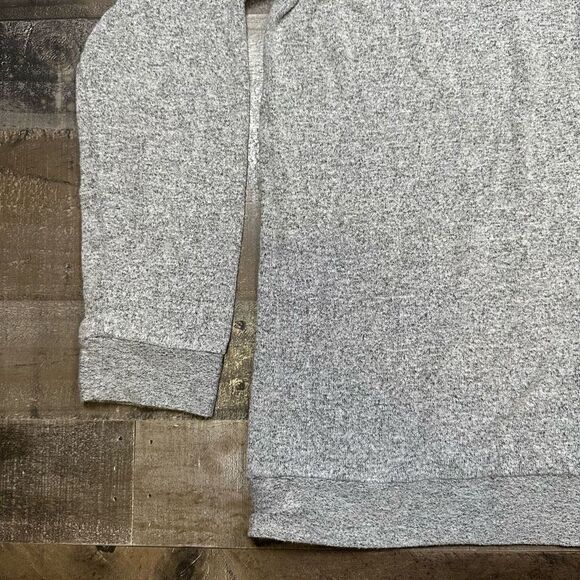 Zyia Active Women’s Size Large Pullover Sweater Grey Long Sleeve Performance Top - Picture 6 of 10